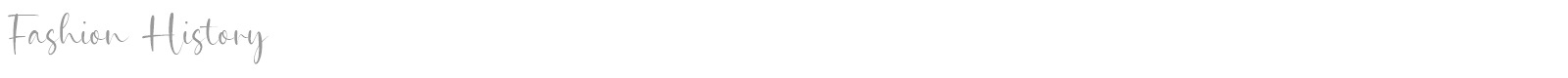 Fashion History font preview